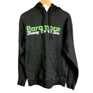Paramore Running Out of Time Band Hoodie - Black - Size Medium